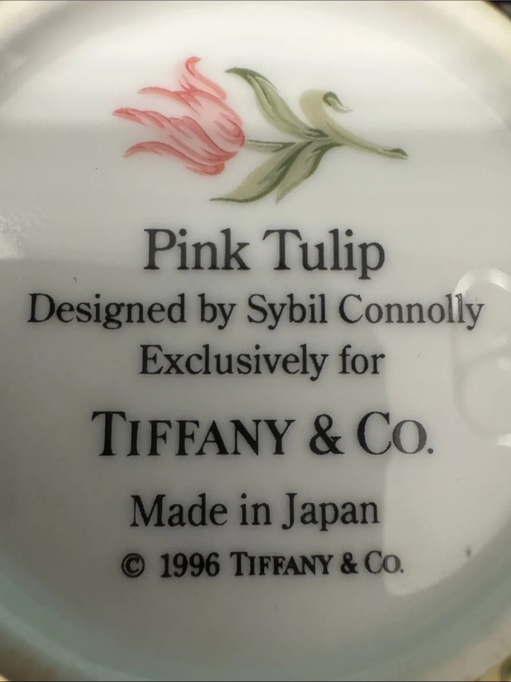 Tiffany & Co. Sybil Connolly Tulip Demitasse Cup & Saucer Set full inclusion.